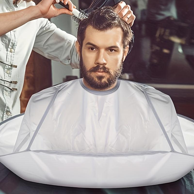 Grey Hair Cutting Apron Waterproof Haircut Cape