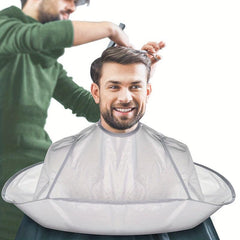 Grey Hair Cutting Apron Waterproof Haircut Cape