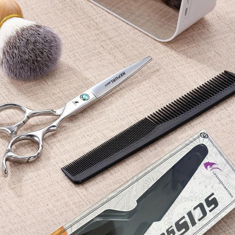 Professional 24 cm Hair Cutting Scissors with Comb for Barber Salon