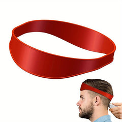 Curved Silicone Neckline Shaving Template for Haircutting