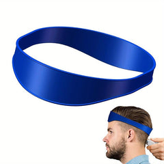 Curved Silicone Neckline Shaving Template for Haircutting