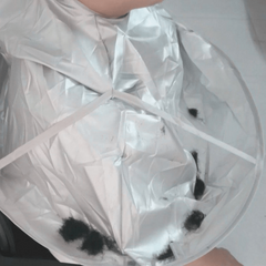 Waterproof Hair Cutting Cape for Hair Dyeing & Shaving