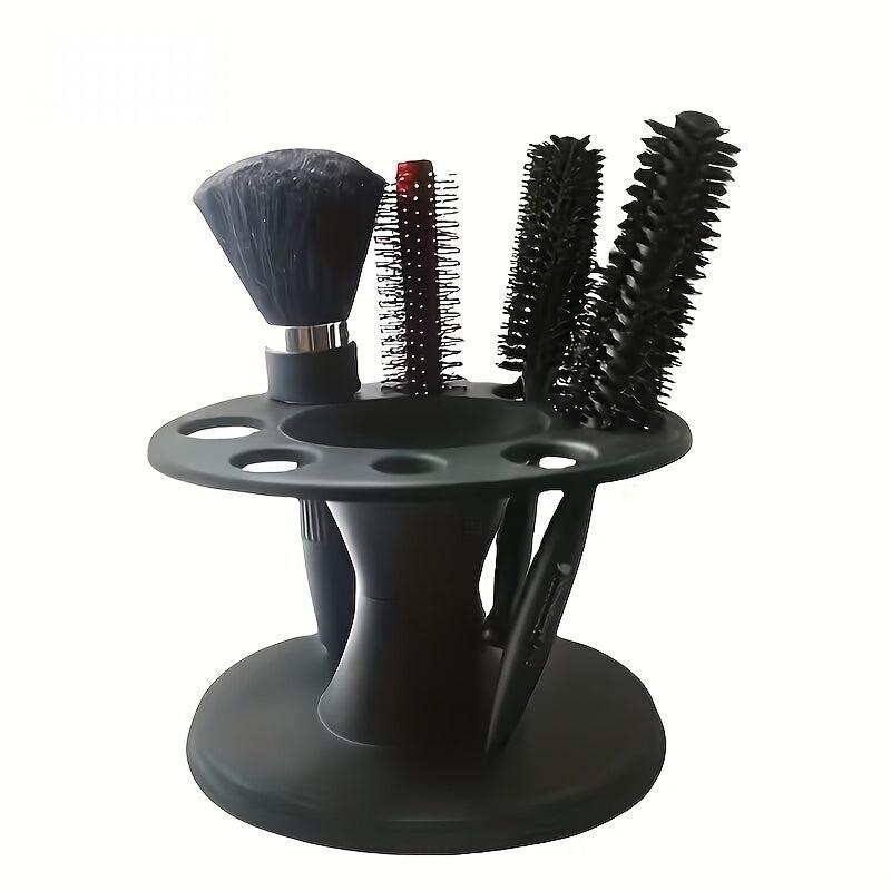 Barber Salon Hair Brush Holder Rack - Hair Styling Brushes Comb Organizer