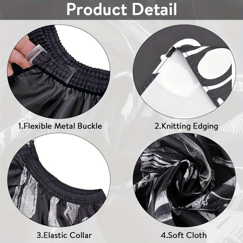 Waterproof Barber Salon Cape with Neck Duster & Styling Brush