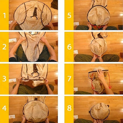 Foldable Hair Cutting Cape for Barber Salon and Home Use