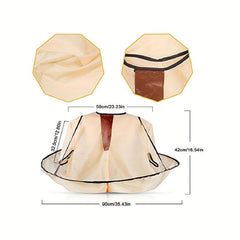Foldable Hair Cutting Cape for Barber Salon and Home Use