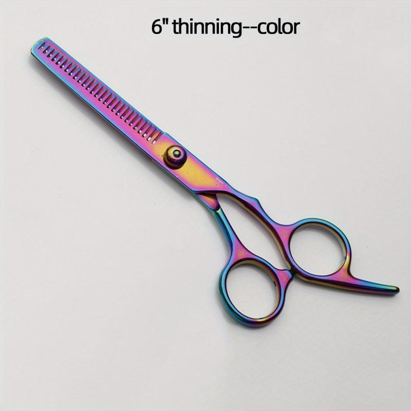 Professional Stainless Steel Hair Cutting Scissors Thinning Shears Golden Finish