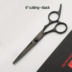 Professional Stainless Steel Hair Cutting Scissors Thinning Shears Golden Finish