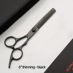 Professional Stainless Steel Hair Cutting Scissors Thinning Shears Golden Finish
