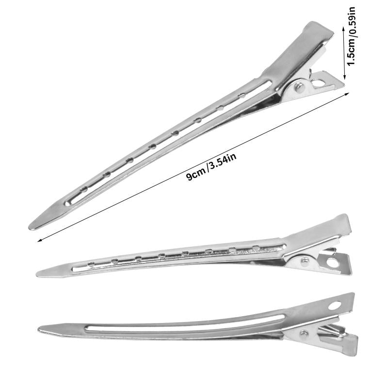 26Pcs Duck Bill Sectioning Clips Metal Hair Clips