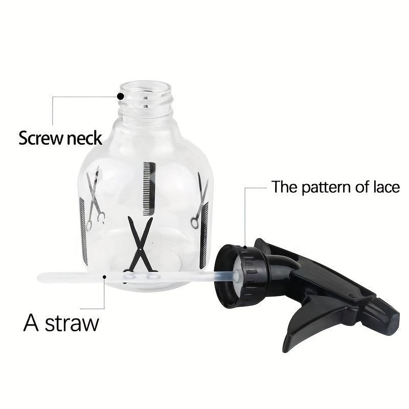 250ml Clear Misting Spray Bottle for Hair Styling Plants and Cleaning