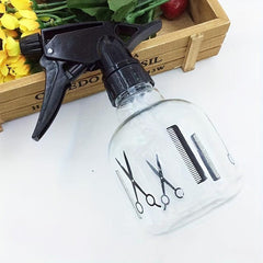 250ml Clear Misting Spray Bottle for Hair Styling Plants and Cleaning