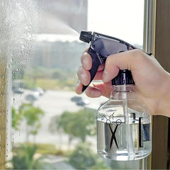 250ml Clear Misting Spray Bottle for Hair Styling Plants and Cleaning