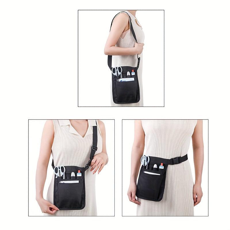 Nylon Hairdressing Tools Organizer Belt Portable Hair Stylist Bag
