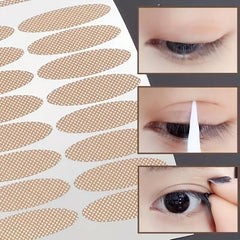 Invisible Double Eyelid Stickers 20 Sheets Transparent Lace S