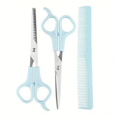3pcs Hair Scissors Kit 17 02cm - Hair Thinning, Cutting, Styling - Men, Women