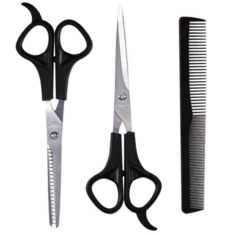 3pcs Hair Scissors Kit 17 02cm - Hair Thinning, Cutting, Styling - Men, Women