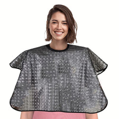 Professional Waterproof Hair Dye Cape for Home Barber Shop Grooming