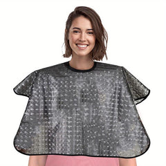 Professional Waterproof Hair Dye Cape for Home Barber Shop Grooming