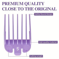 8Pcs Hair Clipper Cutting Guide Comb Guards Limit Comb Kit