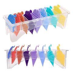 8Pcs Hair Clipper Cutting Guide Comb Guards Limit Comb Kit