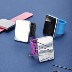 Silicone Magnetic Pin Cushion Wrist Holder Bracelet for Sewing
