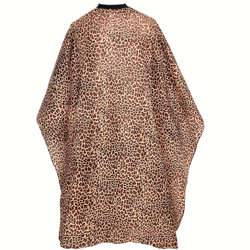 Leopard Print Barber Cape for Salon Haircuts