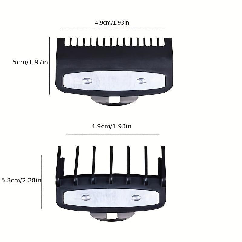 2pcs Clipper Guards Replacement Metal Clip Guides for Clippers