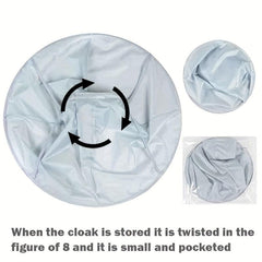 Hair Cutting Cape Styling Apron Cloth Hairdressing Gown Foldable Barber Salon