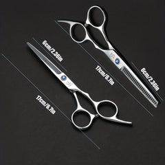 Professional Stainless Steel Hair Cutting Scissors 16.51cm