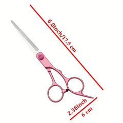 15 24 Cm Pink Hair Cutting Scissors Shears Barber Salon Household Hair Scissors