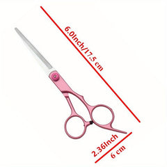 15 24 Cm Pink Hair Cutting Scissors Shears Barber Salon Household Hair Scissors