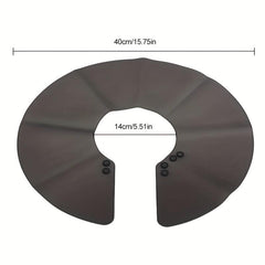 Barber Silicone Hairdressing Cape Waterproof Hair Coloring Wraps