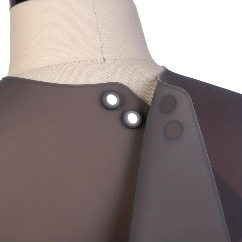 Barber Silicone Hairdressing Cape Waterproof Hair Coloring Wraps