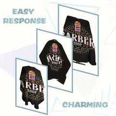 Waterproof Hair Cutting Cape with Adjustable Closure - Salon and Barber Haircuts