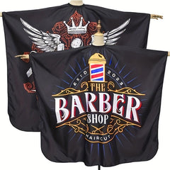 Waterproof Hair Cutting Cape with Adjustable Closure - Salon and Barber Haircuts