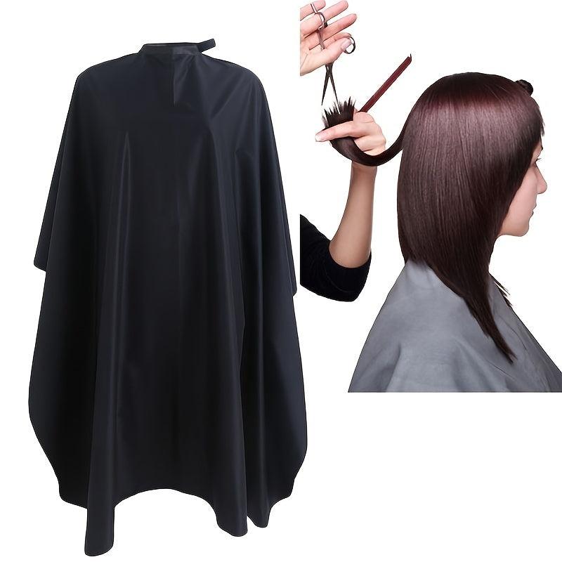 Waterproof Barber Cape with Snap Closure for Hair Styling