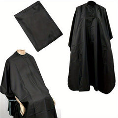 Waterproof Barber Cape with Snap Closure for Hair Styling