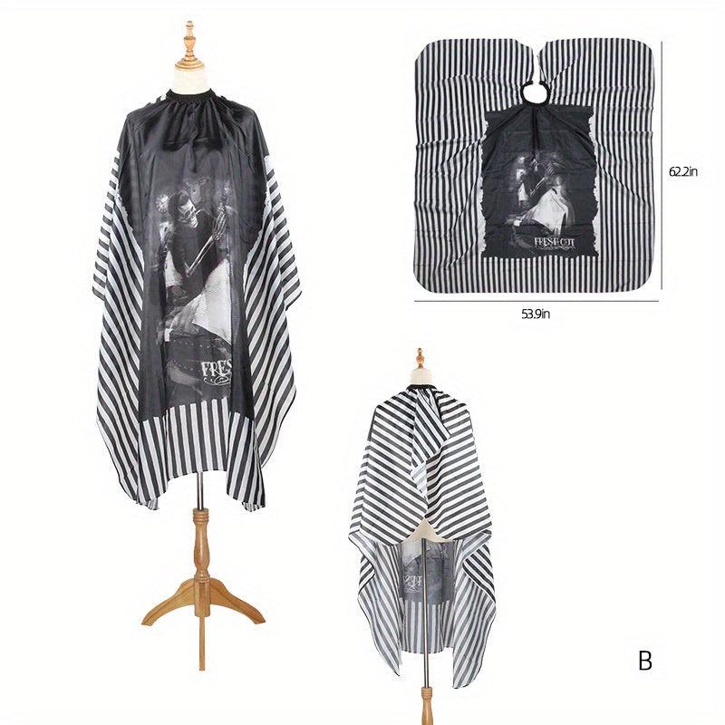 Adjustable Hair Cutting Cape for Salon Barbers and Stylists
