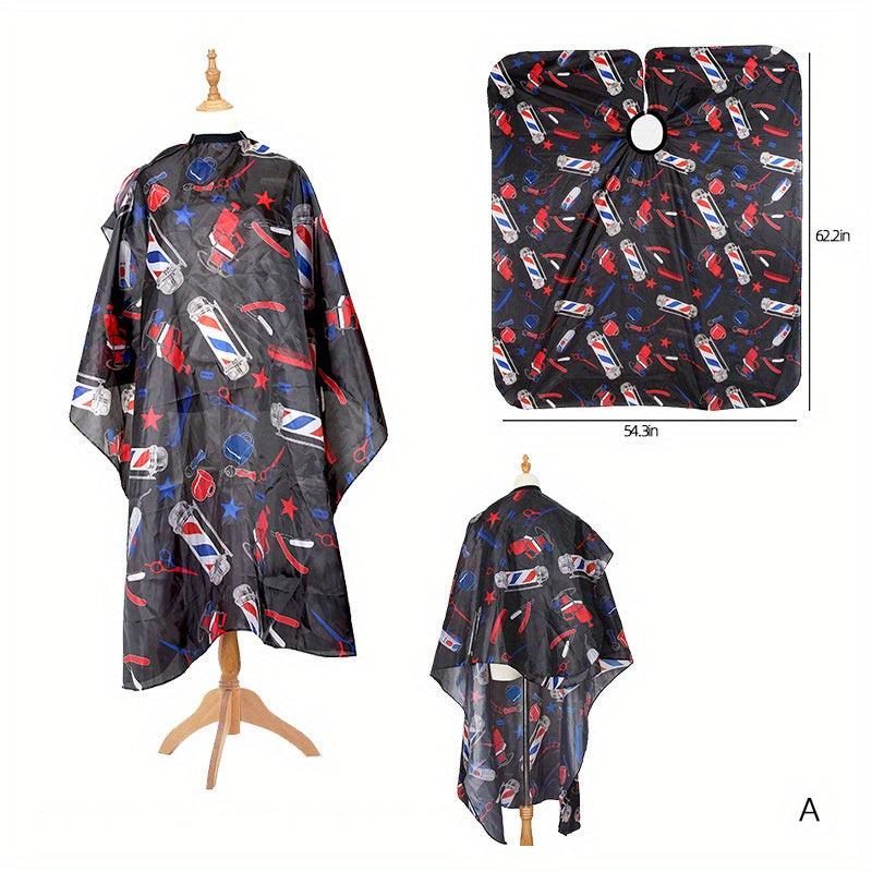 Adjustable Hair Cutting Cape for Salon Barbers and Stylists