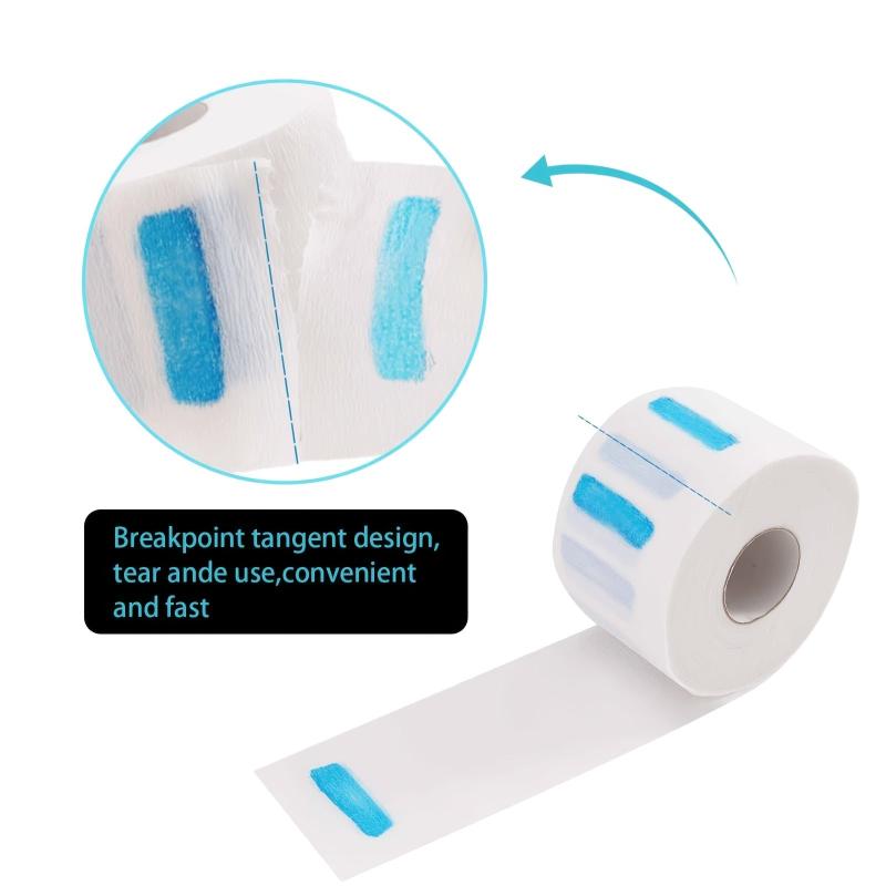 5pcs Disposable Barber Neck Strips Hairdressing Accessory