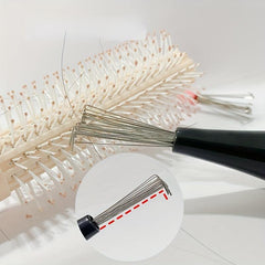 Hair Brush Cleaning Tool Plastic Metal Cleaning Remover for Bristle Brush