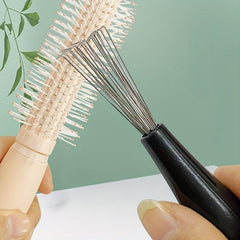 Hair Brush Cleaning Tool Plastic Metal Cleaning Remover for Bristle Brush
