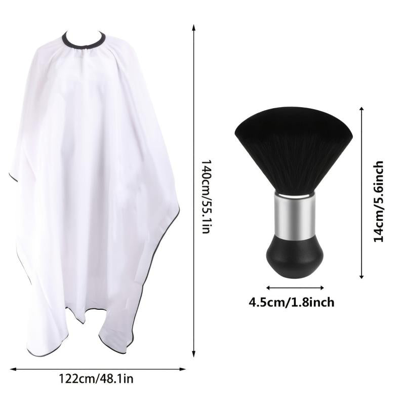 Waterproof Hair Cutting Cape 48x55inch Hairdressing Cover