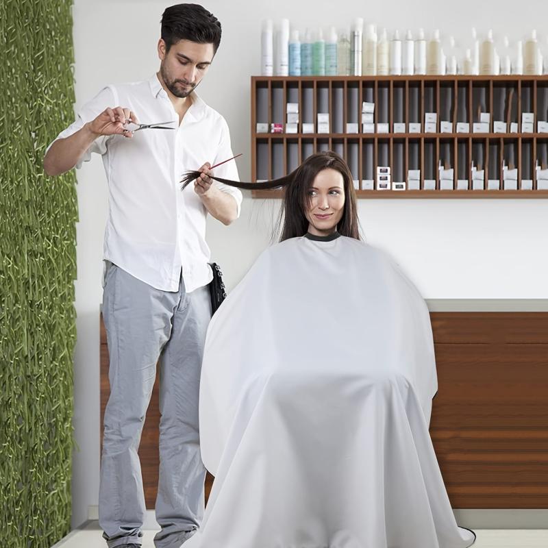 Waterproof Hair Cutting Cape 48x55inch Hairdressing Cover