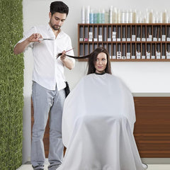 Waterproof Hair Cutting Cape 48x55inch Hairdressing Cover