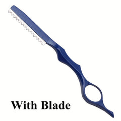 1Pcs Thinning Razors With Blade Professional Barber Razor Blades Hair Cutter