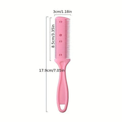 Double Edge Razor Hair Thinning Comb Scissors