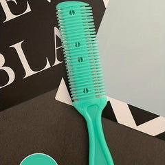 Double Edge Razor Hair Thinning Comb Scissors