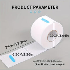 5 Rolls Hairdressing Scarf Paper Neck Paper Barber Salon Haircut Disposable Tool